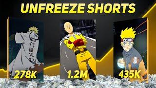 I Tried to Unfreeze Shorts Views! How to Unfreeze Shorts Channel?