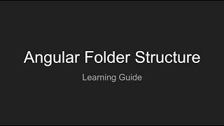 How to set up an angular app folder structure for large applications