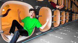 I SPENT 100 HOURS IN CAPSULE HOTELS!!
