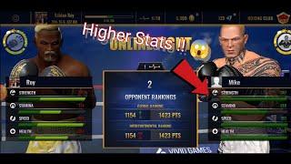 Can I win on Higher Stats Opponents? -- Gameplay (Real Boxing 2)