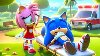 AMY Please Wake Up!! Don't Leave Brewing Cute Baby SONIC Alone!| Sonic The Hedgehog 3 Animation