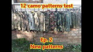 Camouflage patterns test - old vs. new patterns - Ep. 2 - New patterns