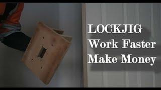 HOW TO make a lock jig - fast carpentry!!