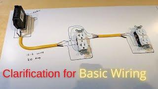 Electrical Wiring Basics Clarification