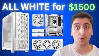 All White NO RGB Gaming PC | 1440p Ultra, High & Max Settings