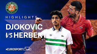 Novak Djokovic vs Pierre-Hugues Herbert  | Round 1 | French Open 2024 Extended Highlights 