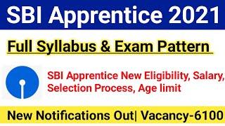 SBI Apprentice Syllabus 2021|SBI Apprentice 2021 Salary, age Limit, selection Process|#sbiexam2021