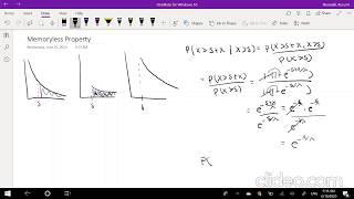 Exponential Memoryless Property