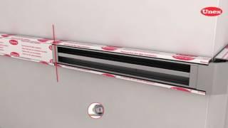 How to mount Unex Trunking 93 aluminium colour