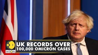 Omicron: The UK records over 100,000 COVID-19 cases for the first time in the last 24 hours | WION