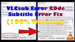 VLC error code '401 unauthorized' (200) Fix | How to find subtitle in VLC Player | LuckyMarki