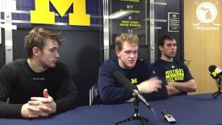 Motte, Copp and Kile talk about the Wolverines' 8-3 win over Buckeyes