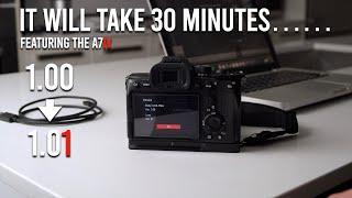 How To Update Sony Camera Firmware | Featuring Sony A7IV