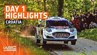 Day 1 Highlights | WRC Croatia Rally 2024