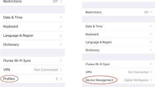 HOW TO INSTALL PROFILE AND DEVICE MANAGEMENT ON IOS