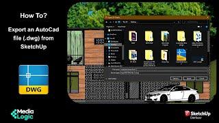 How To - Export #AutoCAD DWG from #SketchUp