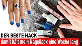 Der beste HACK damit mein Nagellack eine Woche lang hält #natalinordbeauty