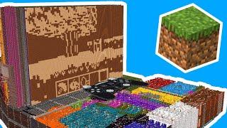 I made Minecraft in Minecraft with redstone!