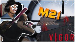 Vigor: The M21 *EASY & FAST Sniper Kills* TRY THIS In Encounters (Vigor Lone Wolf Gameplay)