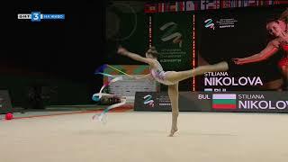 Стилияна Николова - лента - многобой - Европейско първенство по художествена гимнастика 2024