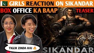 PAK GIRLS REACTION ON SIKANDAR TEASER | SALMAN KHAN |RASHMIKA MANDANNNA |SUNIL SHETTY |AR MURUGADOSS