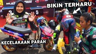 UKHTI PEMERSATU BANGSA DUNIA BALAP INDONESIA, BALAP MOTOR MOTOPRIX 2022 CRASH, JOKI CANTIK HEBAT!!