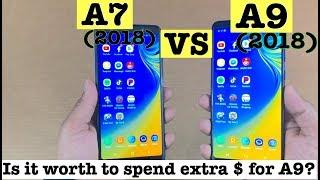 Galaxy A9 2018 VS A7 2018 | Quick Speed Test