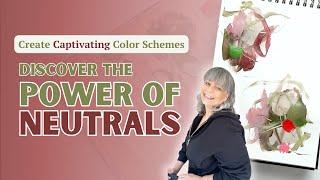 Color Mixing Demo:  Create Stunning Neutral Colors for your Abstract Paintings!