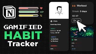 How To Gamify Your Notion Habit Tracker Dashboard