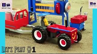 Let's Play #1 - Play tractor making Soybean Press Oil machine