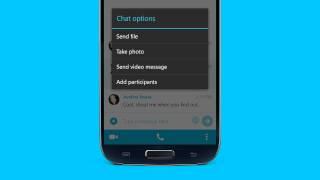 Skype Essentials for Android Phone: How to Send a Video Message