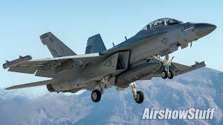 EA-18G Growler Demo - Nellis AFB Airshow 2022