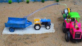 How To Make Water pump tractor with Washing || diy tractor washing | part -2 ||@KeepVilla