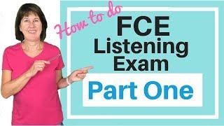 How to do Cambridge FCE Listening Exam - Part 1