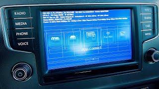 VW Discover Media MIB2 hidden debug options