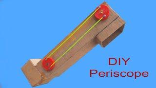 How to make periscope from cardboard with adjustable | School project  | DM