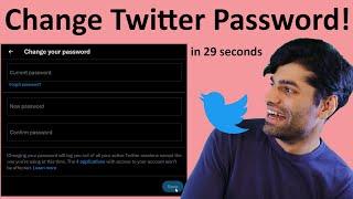 How to change your password on Twitter