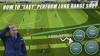 How To Easy Perform Long Range Shot In Efootball 2022 Mobile  / Tutorial Long Shot Goal 