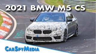 2021 BMW M5 CS spied testing at the Nürburgring