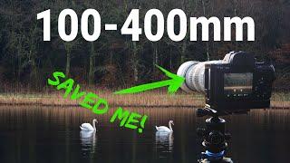 The 100-400 TELEPHOTO ZOOM LENS saves the day!