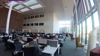 Hyperlapse of walk-through of Alliance Manchester Business School refurbished building