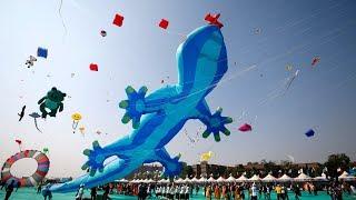 Over 45 countries participate in India's vibrant kite festival