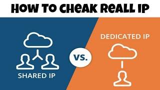 How to cheak dedicated ip or shared ip || Real IP and Shared IP checking || Hriant360