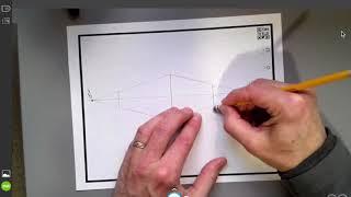 Two Point Perspective Drawing - On Horizon Line