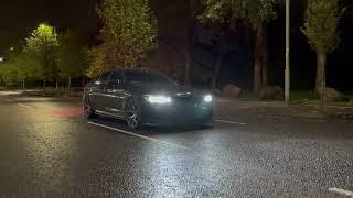 840bhp M5 F90 sound of straight pipe with pop and bangs