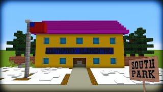 Minecraft Tutorial: How To Make South Park Elementary School "South Park"