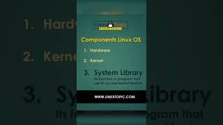 components of linux operating system #linuxtopic #linux #linuxoperatingsystem