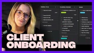 Client Onboarding - Complete walkthrough