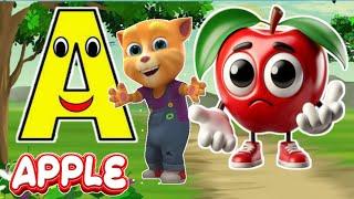 A For Apple B For Ball I Abcd Song I Abcd Rhymes I Abc Song Nursery Rhymes I phonics sounds