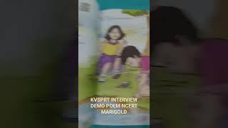 KVS PRT INTERVIEW DEMO POEM  Why ? NCERT   MARIGOLD CLASS 4